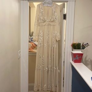 NWT BHLDN / Anthropologie Belize dress, OYSTER